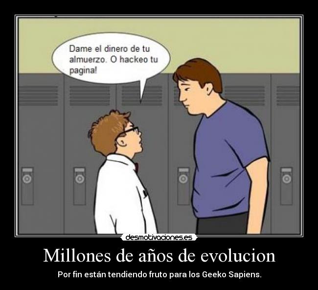 Millones de años de evolucion -
