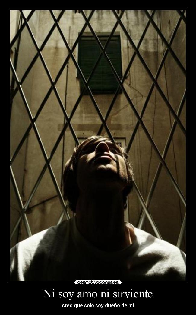 Ni soy amo ni sirviente -