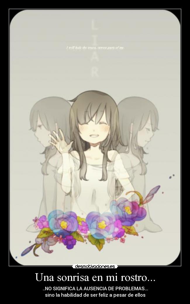 Una sonrisa en mi rostro... - 