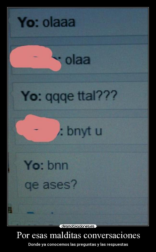 Por esas malditas conversaciones - 