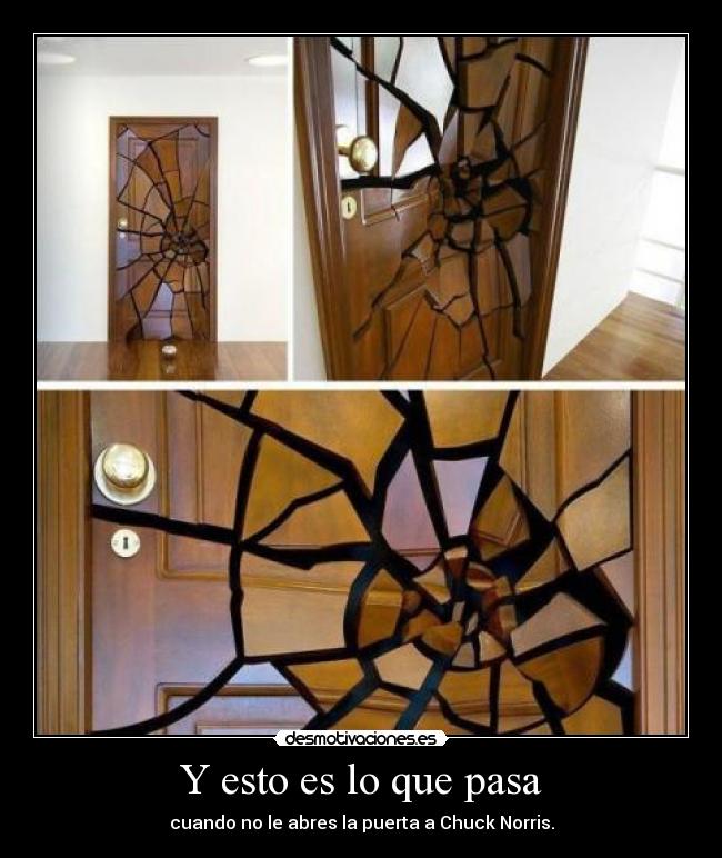 Y esto es lo que pasa - 