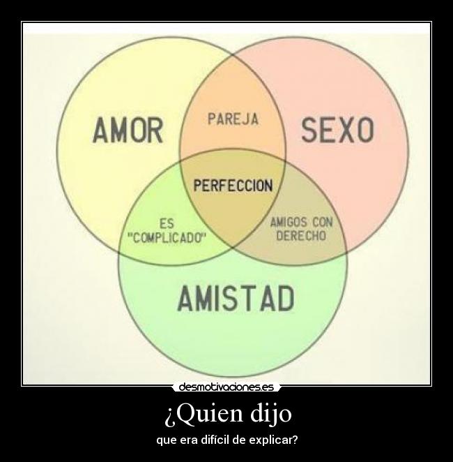 ¿Quien dijo - que era difícil de explicar?