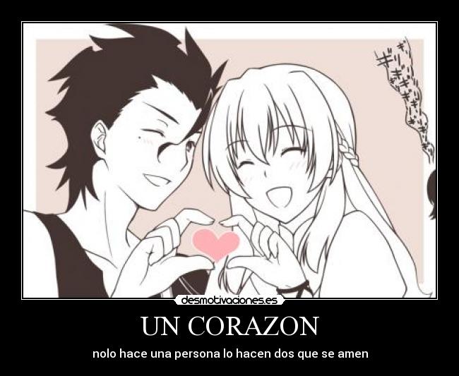 UN CORAZON - nolo hace una persona lo hacen dos que se amen