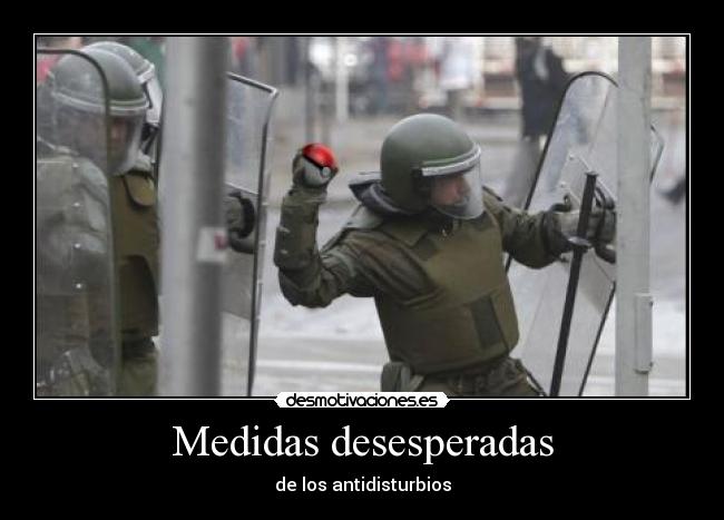 Medidas desesperadas -