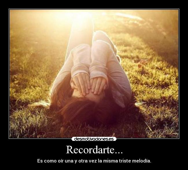 Recordarte... -