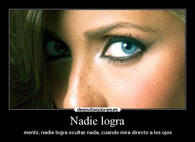 Nadie logra -
