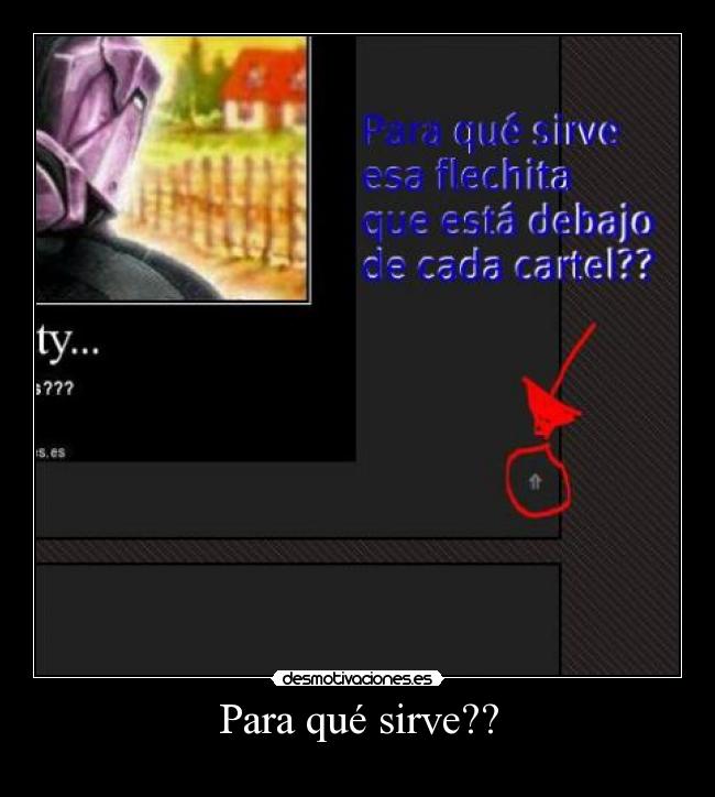 Para qué sirve?? -