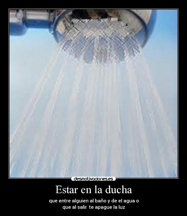 carteles estar ducha desmotivaciones