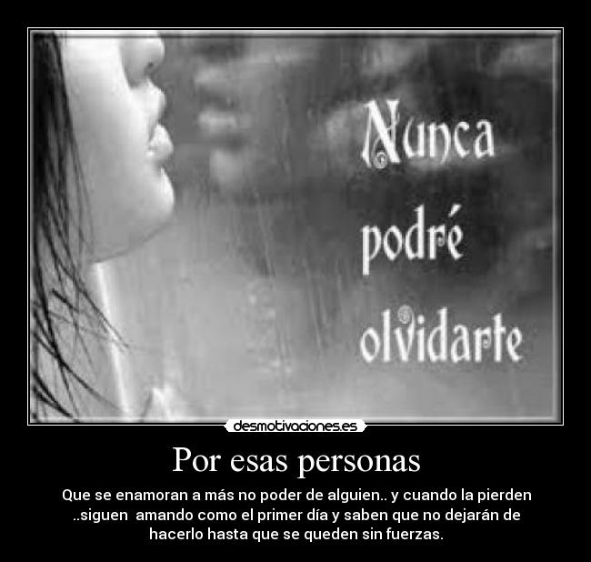 Por esas personas - 