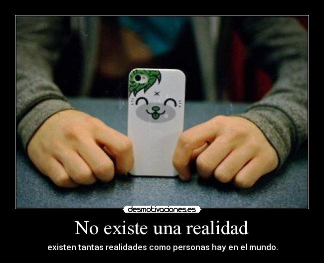 No existe una realidad - 