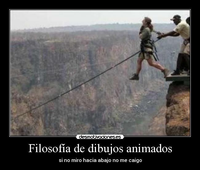 Filosofía de dibujos animados -