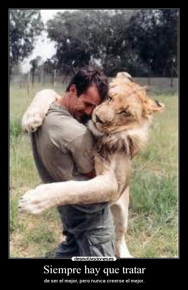 Siempre hay que tratar -