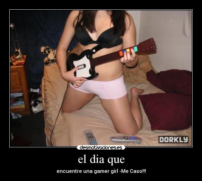 carteles gamer girl desmotivaciones