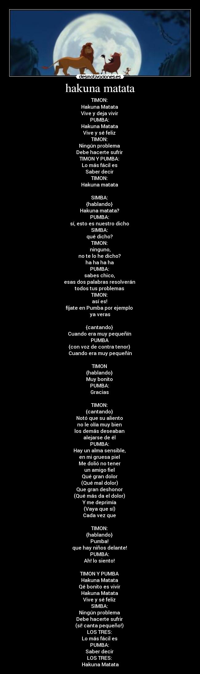 hakuna matata -