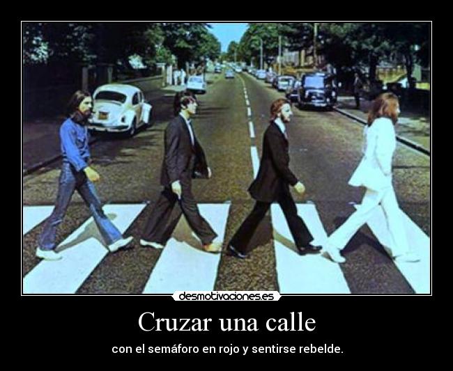 Cruzar una calle -