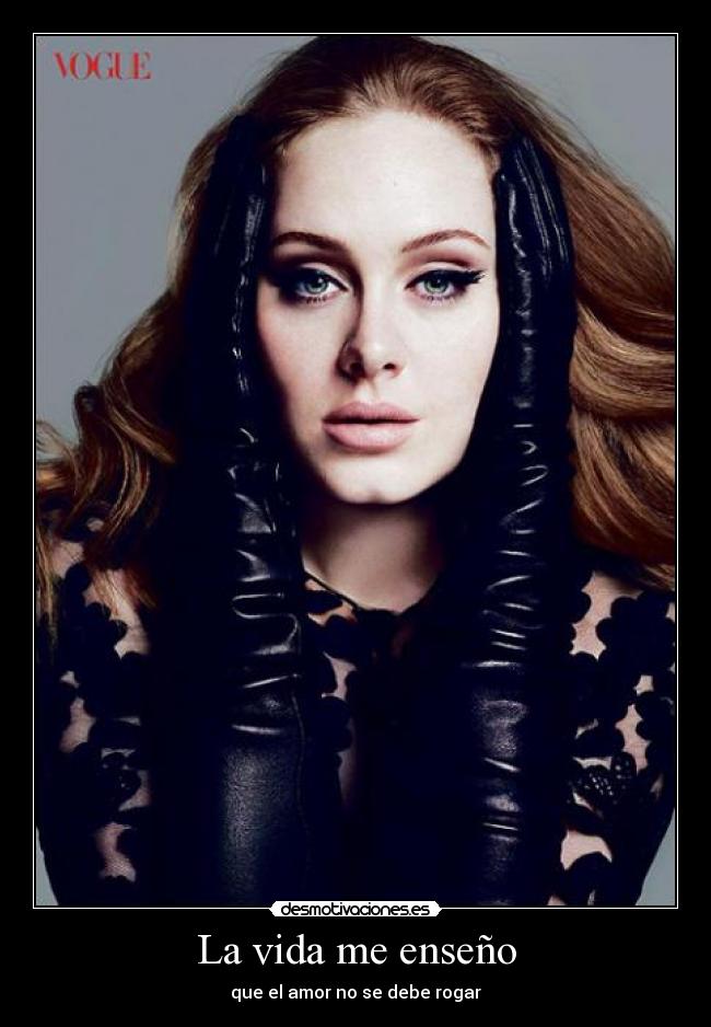 La vida me enseño - 