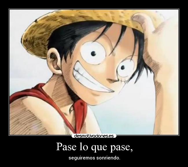 carteles one piece luffy frase ending recuerdo cual desmotivaciones