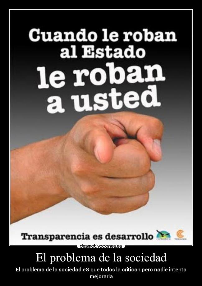 El problema de la sociedad - 