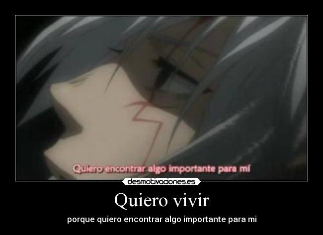 Quiero vivir -