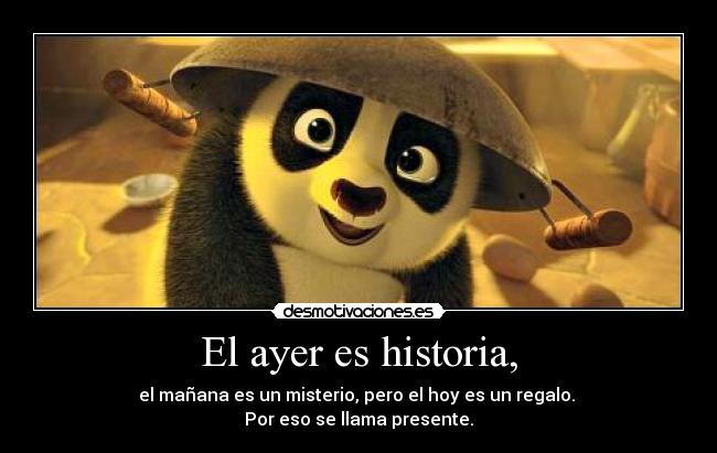 El ayer es historia, - 