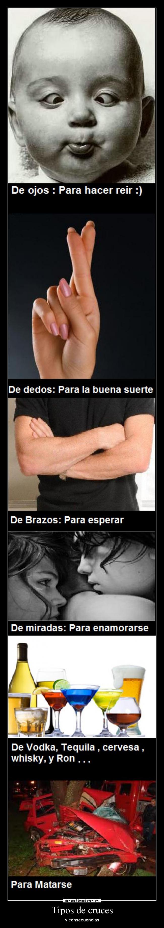 Tipos de cruces - y consecuencias