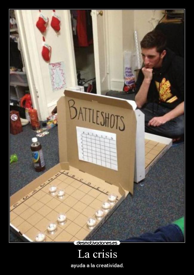 La crisis - ayuda a la creatividad.