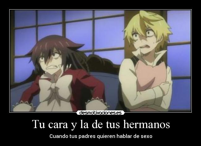 Tu cara y la de tus hermanos - Cuando tus padres quieren hablar de sexo