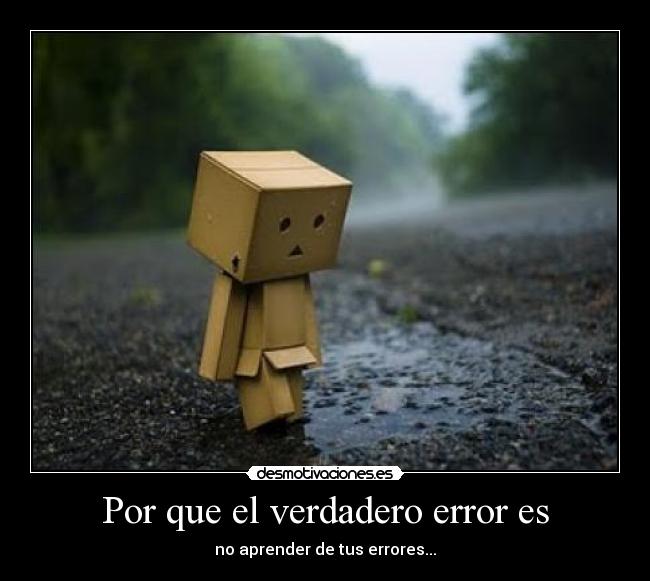 Por que el verdadero error es -