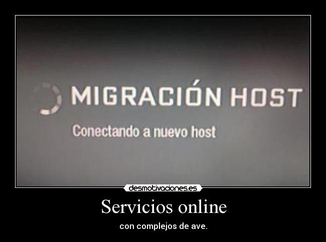 Servicios online - con complejos de ave.