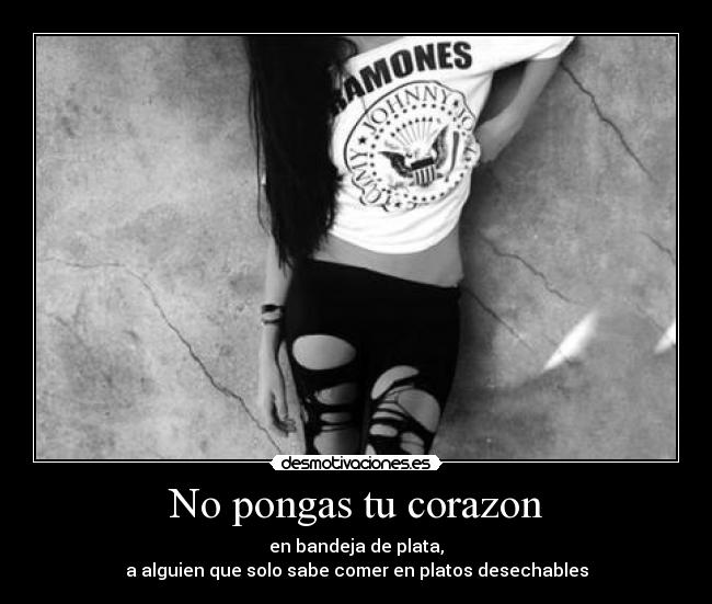 No pongas tu corazon - 