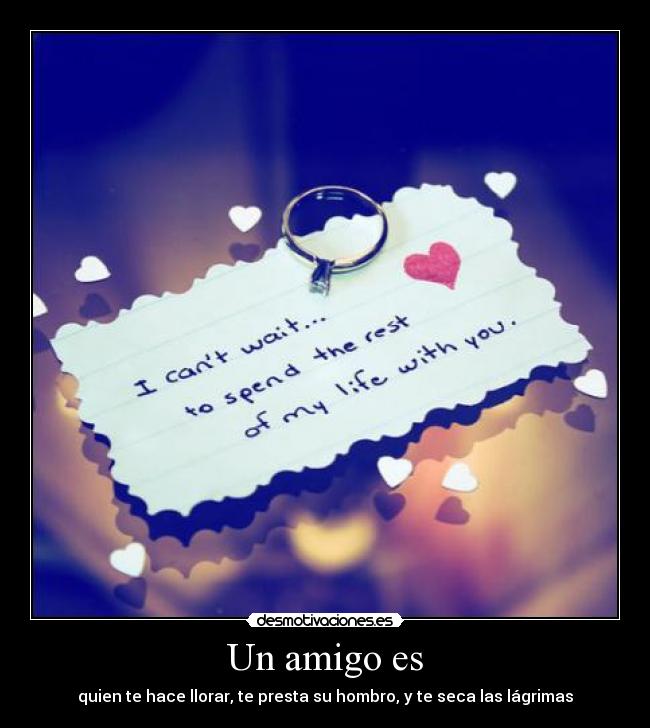Un amigo es - 