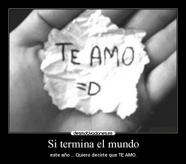 Si termina el mundo - 