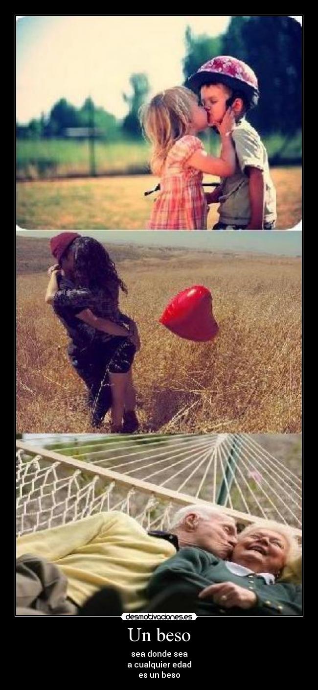Un beso -