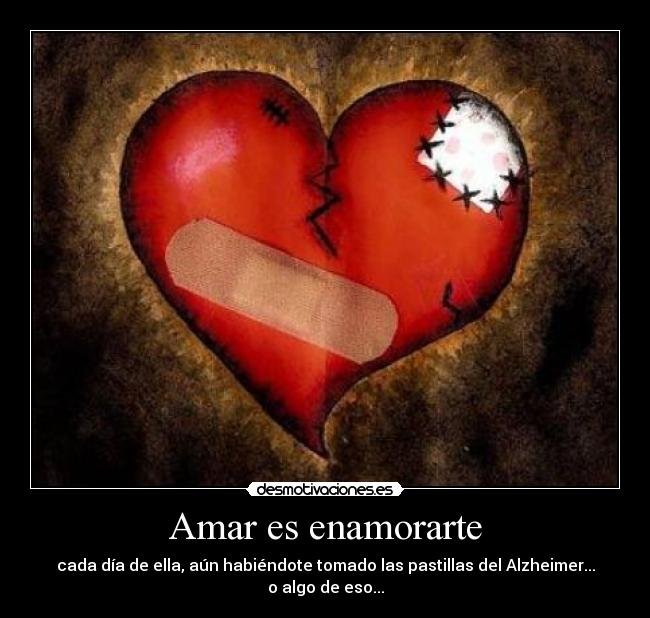 carteles alzheimer amor ella recordar desmotivaciones