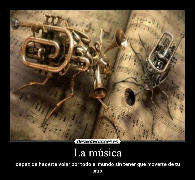 carteles musica musica desmotivaciones