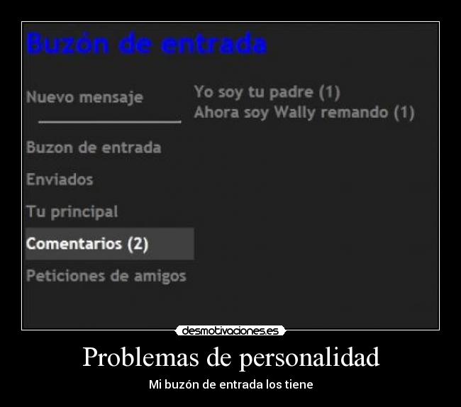 Problemas de personalidad - 