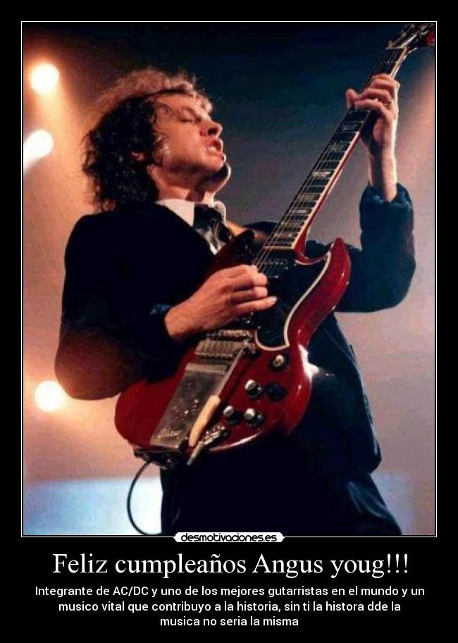Feliz cumpleaños Angus youg!!! - 