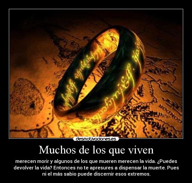 Muchos de los que viven -