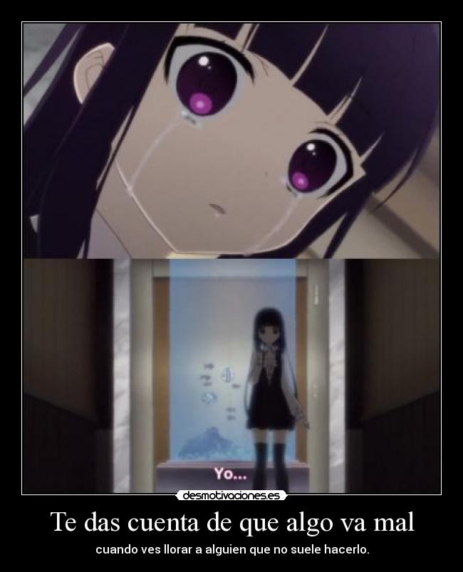 carteles llorar inu boku harukaze desmotivaciones