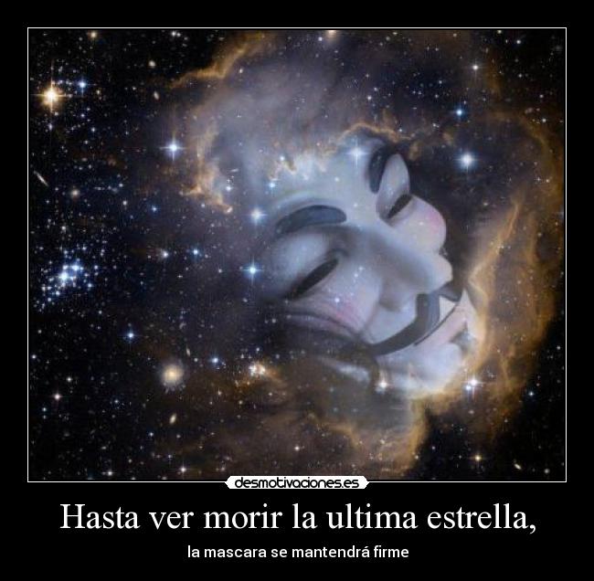 Hasta ver morir la ultima estrella, -