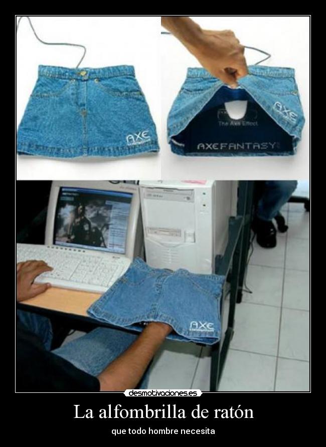 La alfombrilla de ratón -