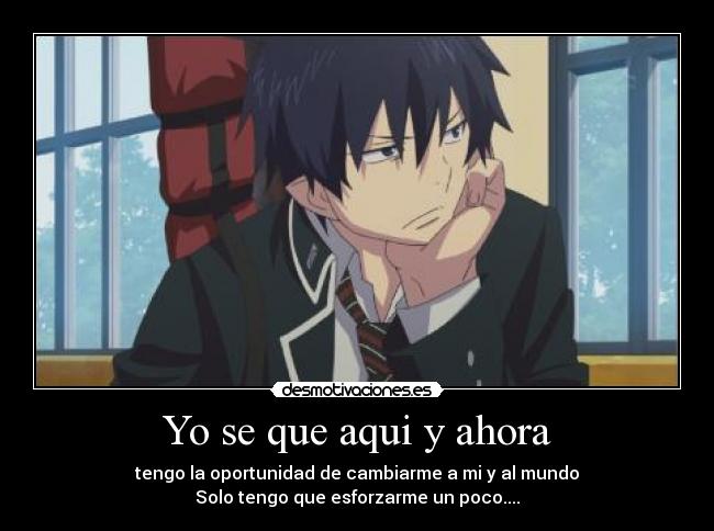 Yo se que aqui y ahora - 