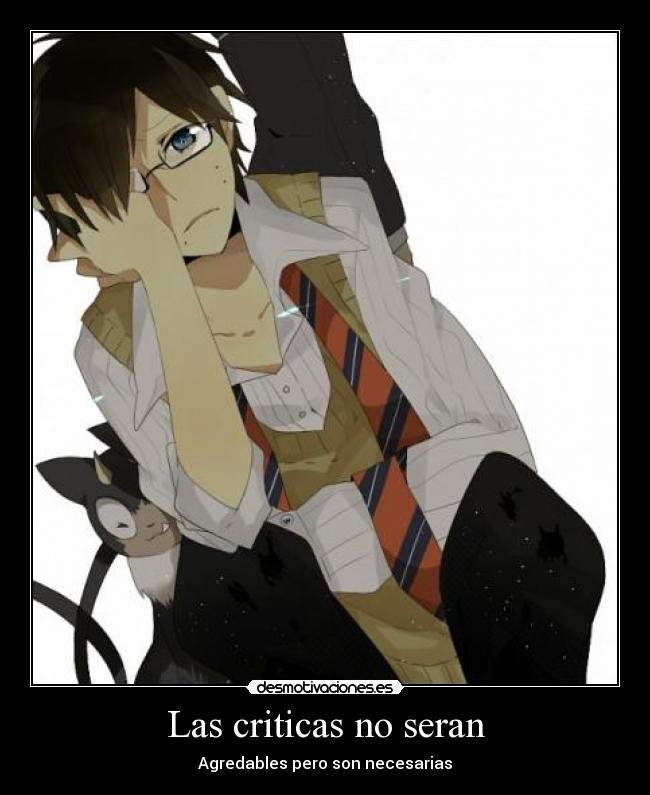 Las criticas no seran - 