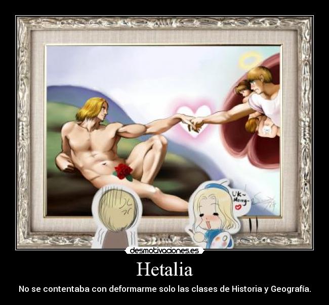 carteles hetalia aph francia inglaterra canada usa amerika arte creacion sixtina parodia desmotivaciones
