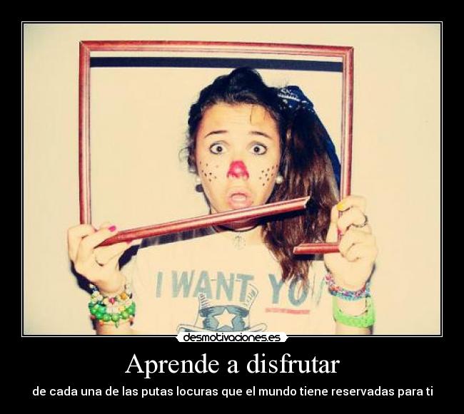 Aprende a disfrutar - 