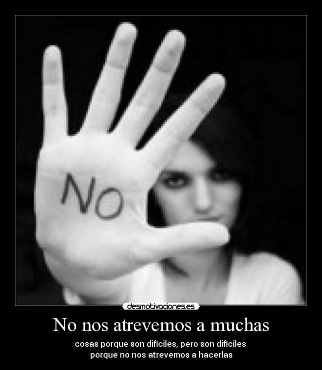 No nos atrevemos a muchas - 
