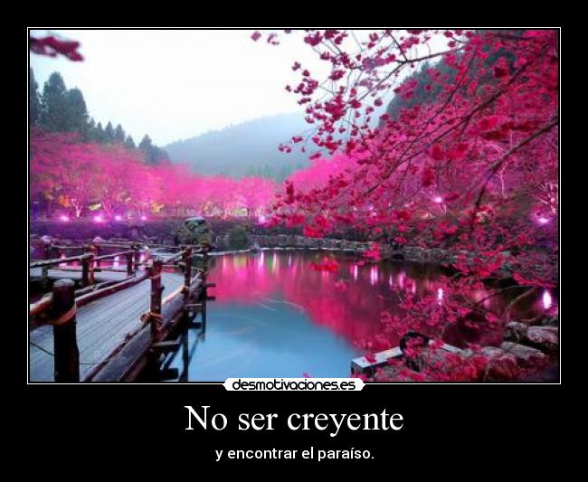 No ser creyente -
