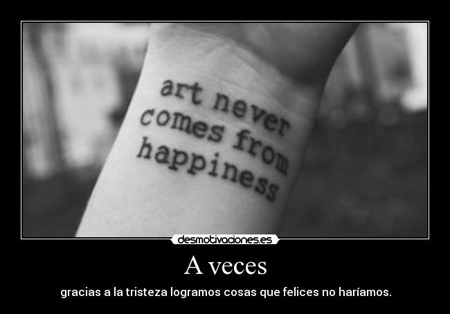 A veces -