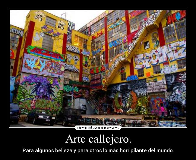 Arte callejero. -