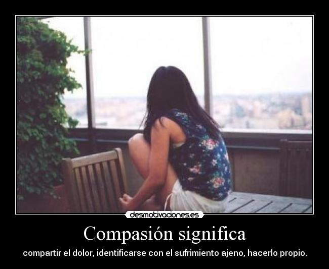 Compasión significa - 